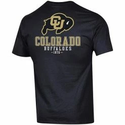 Men's Champion Black Colorado Buffaloes Stack 2-Hit T-Shirt -Champion shop unnamed file 6571