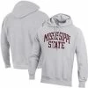 Men's Champion Heathered Gray Mississippi State Bulldogs Team Arch Reverse Weave Pullover Hoodie 2 Men's Champion Heathered Gray Mississippi State Bulldogs Team Arch Reverse Weave Pullover Hoodie -Champion shop unnamed file 6654