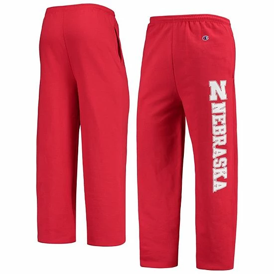 Men's Champion Scarlet Nebraska Huskers Powerblend Pants Men's Champion Scarlet Nebraska Huskers Powerblend Pants -Champion shop unnamed file 6739