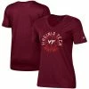 Women's Champion Maroon Virginia Tech Hokies Basketball V-Neck T-Shirt -Champion shop unnamed file 6756