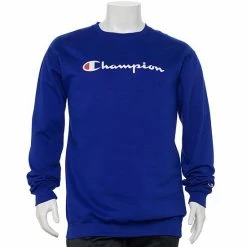Big & Tall Champion® Script Fleece Crew Sweatshirt Natural -Champion shop unnamed file 676