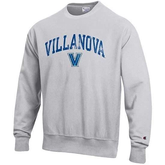 Men's Champion Gray Villanova Wildcats Reverse Weave Crewneck Sweatshirt Men's Champion Gray Villanova Wildcats Reverse Weave Crewneck Sweatshirt -Champion shop unnamed file 6775