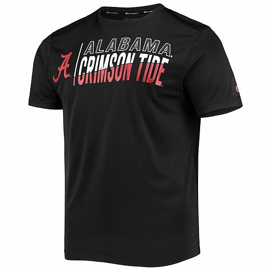 Men's Champion Black Alabama Crimson Tide Slash Stack T-Shirt Men's Champion Black Alabama Crimson Tide Slash Stack T-Shirt -Champion shop unnamed file 6779