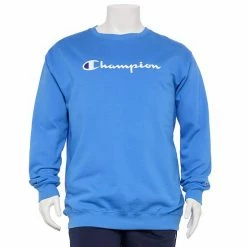 Big & Tall Champion® Script Fleece Crew Sweatshirt Natural -Champion shop unnamed file 680