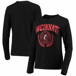 Women's Champion Black Cincinnati Bearcats University Laurels Long Sleeve T-Shirt -Champion shop unnamed file 6803