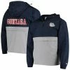 Men's Champion Navy Gonzaga Bulldogs Color Blocked Packable Half-Zip Jacket 2 Men's Champion Navy Gonzaga Bulldogs Color Blocked Packable Half-Zip Jacket -Champion shop unnamed file 6907