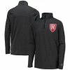 Youth Champion Heathered Black Harvard Crimson Field Day Quarter-Zip Jacket -Champion shop unnamed file 6911