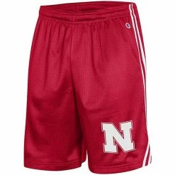 Men's Champion Scarlet Nebraska Huskers Team Lacrosse Shorts 4 Men's Champion Scarlet Nebraska Huskers Team Lacrosse Shorts -Champion shop unnamed file 6946
