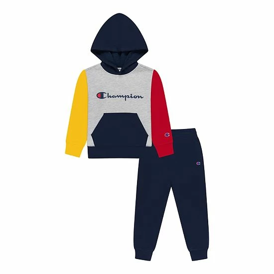 Boys 4-7 Champion Colorblock Hoodie & Fleece Pants Set Red Navy Boys 4-7 Champion Colorblock Hoodie & Fleece Pants Set Red Navy -Champion shop unnamed file 698