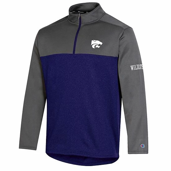 Men's Champion Purple Kansas State Wildcats Gameday Quarter-Zip Jacket Men's Champion Purple Kansas State Wildcats Gameday Quarter-Zip Jacket -Champion shop unnamed file 6991