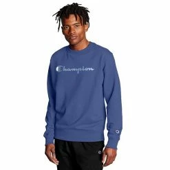 Men's Champion® Powerblend Fleece Sweatshirt Bright Royal -Champion shop unnamed file 703