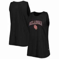 Women's Champion Black Oklahoma Sooners Arch Logo Tank Top