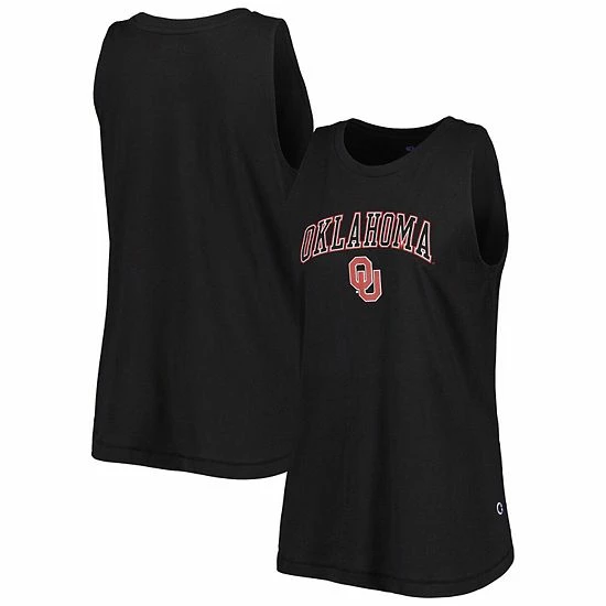 Women's Champion Black Oklahoma Sooners Arch Logo Tank Top Women's Champion Black Oklahoma Sooners Arch Logo Tank Top -Champion shop unnamed file 7048