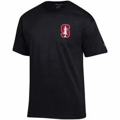 Men's Champion Black Stanford Cardinal Stack 2-Hit T-Shirt -Champion shop unnamed file 7070