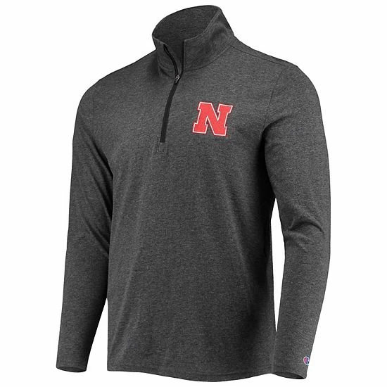 Men's Champion Heathered Black Nebraska Huskers Field Day Team Quarter-Zip Jacket Men's Champion Heathered Black Nebraska Huskers Field Day Team Quarter-Zip Jacket -Champion shop unnamed file 7083