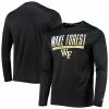 Men's Champion Black Wake Forest Demon Deacons Wordmark Slash Long Sleeve T-Shirt 2 Men's Champion Black Wake Forest Demon Deacons Wordmark Slash Long Sleeve T-Shirt -Champion shop unnamed file 7123