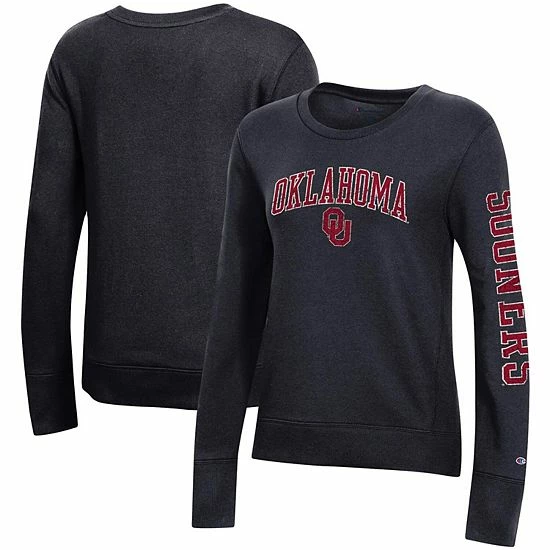 Women's Champion® Black Oklahoma Sooners University 2.0 Fleece Crewneck Sweatshirt Women's Champion® Black Oklahoma Sooners University 2.0 Fleece Crewneck Sweatshirt -Champion shop unnamed file 7141