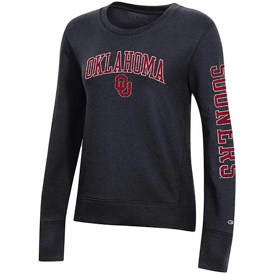 Women's Champion® Black Oklahoma Sooners University 2.0 Fleece Crewneck Sweatshirt Women's Champion® Black Oklahoma Sooners University 2.0 Fleece Crewneck Sweatshirt -Champion shop unnamed file 7143