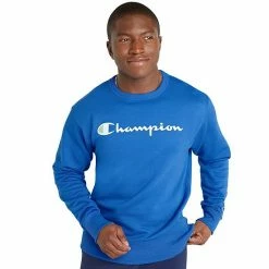 Men's Champion® Powerblend Fleece Sweatshirt Bright Royal -Champion shop unnamed file 715