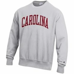 Men's Champion Heathered Gray South Carolina Gamecocks Arch Reverse Weave Pullover Sweatshirt 4 Men's Champion Heathered Gray South Carolina Gamecocks Arch Reverse Weave Pullover Sweatshirt -Champion shop unnamed file 7185