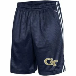 Men's Champion Navy Georgia Tech Yellow Jackets Team Lacrosse Shorts -Champion shop unnamed file 7189