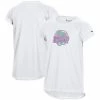 Girls Youth Champion White Florida State Seminoles Beach Club Raglan T-Shirt