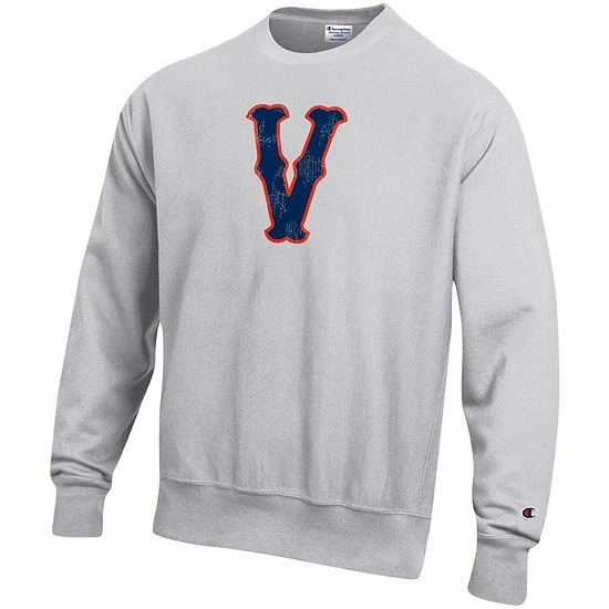 Men's Champion Heathered Gray Virginia Cavaliers Vault Logo Reverse Weave Pullover Sweatshirt Men's Champion Heathered Gray Virginia Cavaliers Vault Logo Reverse Weave Pullover Sweatshirt -Champion shop unnamed file 7237