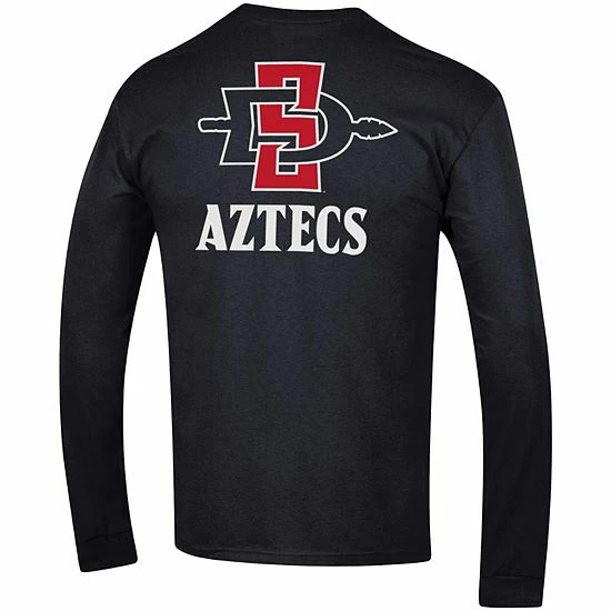 Men's Champion Black San Diego State Aztecs Team Stack Long Sleeve T-Shirt Men's Champion Black San Diego State Aztecs Team Stack Long Sleeve T-Shirt -Champion shop unnamed file 7358