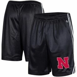 Men's Champion Black Nebraska Huskers Team Lacrosse Shorts 3 Men's Champion Black Nebraska Huskers Team Lacrosse Shorts -Champion shop unnamed file 7360