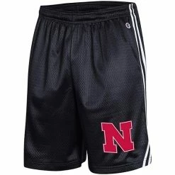 Men's Champion Black Nebraska Huskers Team Lacrosse Shorts 4 Men's Champion Black Nebraska Huskers Team Lacrosse Shorts -Champion shop unnamed file 7361