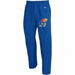 Men's Champion Royal Kansas Jayhawks College Powerblend Pants