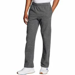 Men's Champion® Powerblend Fleece Pants Oxford Gray