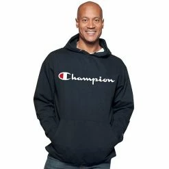 Big & Tall Champion® Pullover Hoodie Black