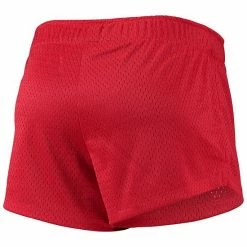 Women's Champion Scarlet Ohio State Buckeyes Logo Mesh Shorts -Champion shop unnamed file 7431