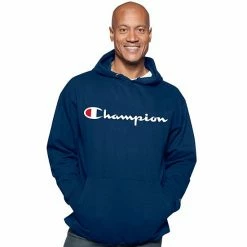 Big & Tall Champion® Pullover Hoodie Black -Champion shop unnamed file 744