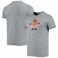 Men's Champion Heathered Charcoal Syracuse Orange Vault Logo Tri-Blend T-Shirt -Champion shop unnamed file 7440