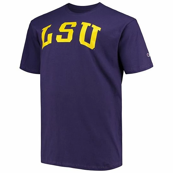 Men's Champion Purple LSU Tigers Big & Tall Arch Team Logo T-Shirt Men's Champion Purple LSU Tigers Big & Tall Arch Team Logo T-Shirt -Champion shop unnamed file 7444