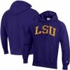Men's Champion Purple LSU Tigers Team Arch Reverse Weave Pullover Hoodie 2 Men's Champion Purple LSU Tigers Team Arch Reverse Weave Pullover Hoodie -Champion shop unnamed file 7463
