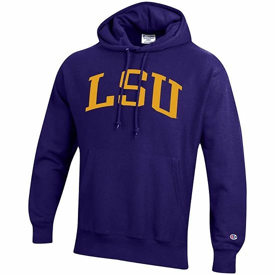 Men's Champion Purple LSU Tigers Team Arch Reverse Weave Pullover Hoodie Men's Champion Purple LSU Tigers Team Arch Reverse Weave Pullover Hoodie -Champion shop unnamed file 7465