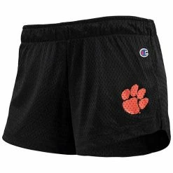Women's Champion Black Clemson Tigers Logo Mesh Shorts 4 Women's Champion Black Clemson Tigers Logo Mesh Shorts -Champion shop unnamed file 7488