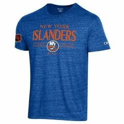 Men's Champion Royal New York Islanders Tri-Blend T-Shirt 4 Men's Champion Royal New York Islanders Tri-Blend T-Shirt -Champion shop unnamed file 7498