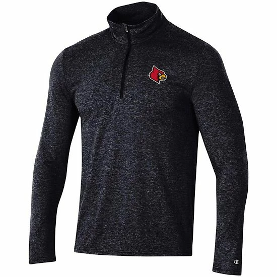 Men's Champion Heathered Black Louisville Cardinals Field Day Team Quarter-Zip Jacket Men's Champion Heathered Black Louisville Cardinals Field Day Team Quarter-Zip Jacket -Champion shop unnamed file 7529