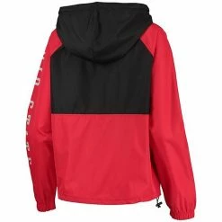 Champion Women's Scarlet/Black Ohio State Buckeyes Colorblocked Packable Raglan Half-Zip Hoodie Jacket 5 Champion Women's Scarlet/Black Ohio State Buckeyes Colorblocked Packable Raglan Half-Zip Hoodie Jacket -Champion shop unnamed file 7553