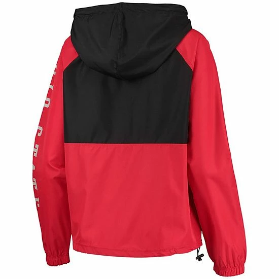 Champion Women's Scarlet/Black Ohio State Buckeyes Colorblocked Packable Raglan Half-Zip Hoodie Jacket Champion Women's Scarlet/Black Ohio State Buckeyes Colorblocked Packable Raglan Half-Zip Hoodie Jacket -Champion shop unnamed file 7553