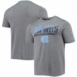 Men's Champion Gray North Carolina Tar Heels Wordmark Slash T-Shirt -Champion shop unnamed file 7555