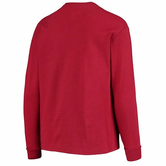 Youth Champion Cherry Temple Owls Lockup Long Sleeve T-Shirt Youth Champion Cherry Temple Owls Lockup Long Sleeve T-Shirt -Champion shop unnamed file 7576