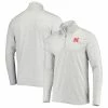 Men's Champion Heathered Gray Nebraska Huskers Field Day Team Quarter-Zip Jacket -Champion shop unnamed file 7582