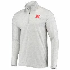 Men's Champion Heathered Gray Nebraska Huskers Field Day Team Quarter-Zip Jacket 4 Men's Champion Heathered Gray Nebraska Huskers Field Day Team Quarter-Zip Jacket -Champion shop unnamed file 7584