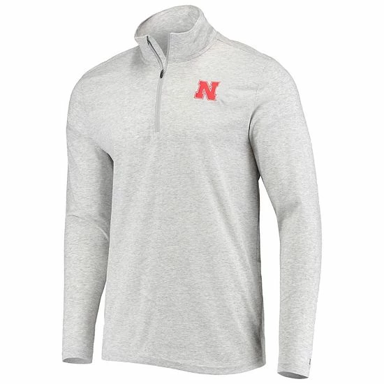 Men's Champion Heathered Gray Nebraska Huskers Field Day Team Quarter-Zip Jacket Men's Champion Heathered Gray Nebraska Huskers Field Day Team Quarter-Zip Jacket -Champion shop unnamed file 7584