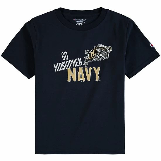 Youth Champion Navy Navy Midshipmen Team Chant T-Shirt 4 Youth Champion Navy Navy Midshipmen Team Chant T-Shirt - Image 2